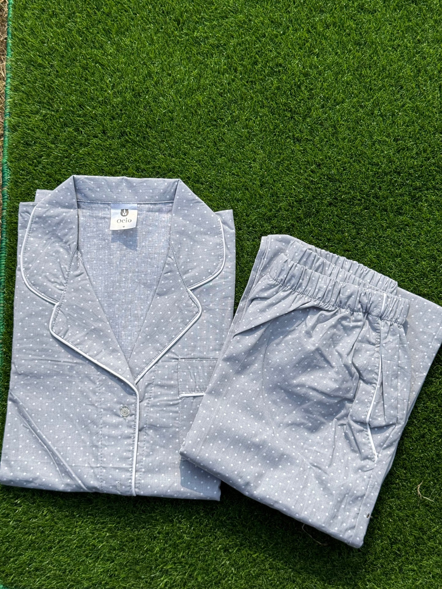 Grey Polka - WPJ655
