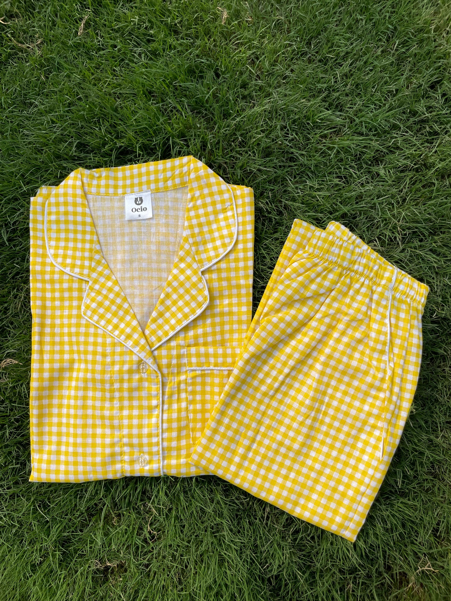 Half Sleeves Yellow Lines - HPJ20