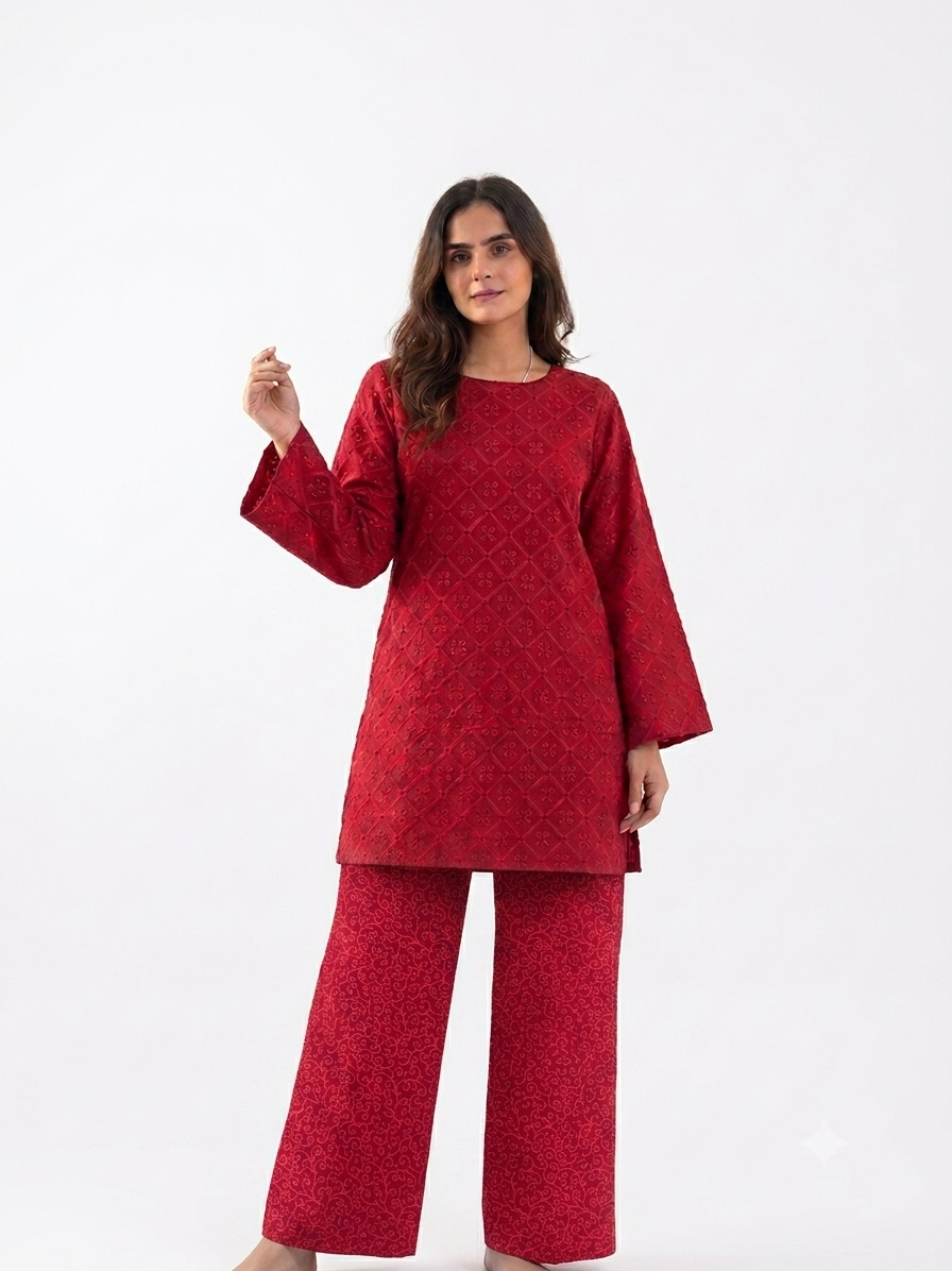 Red Embroided - CW75
