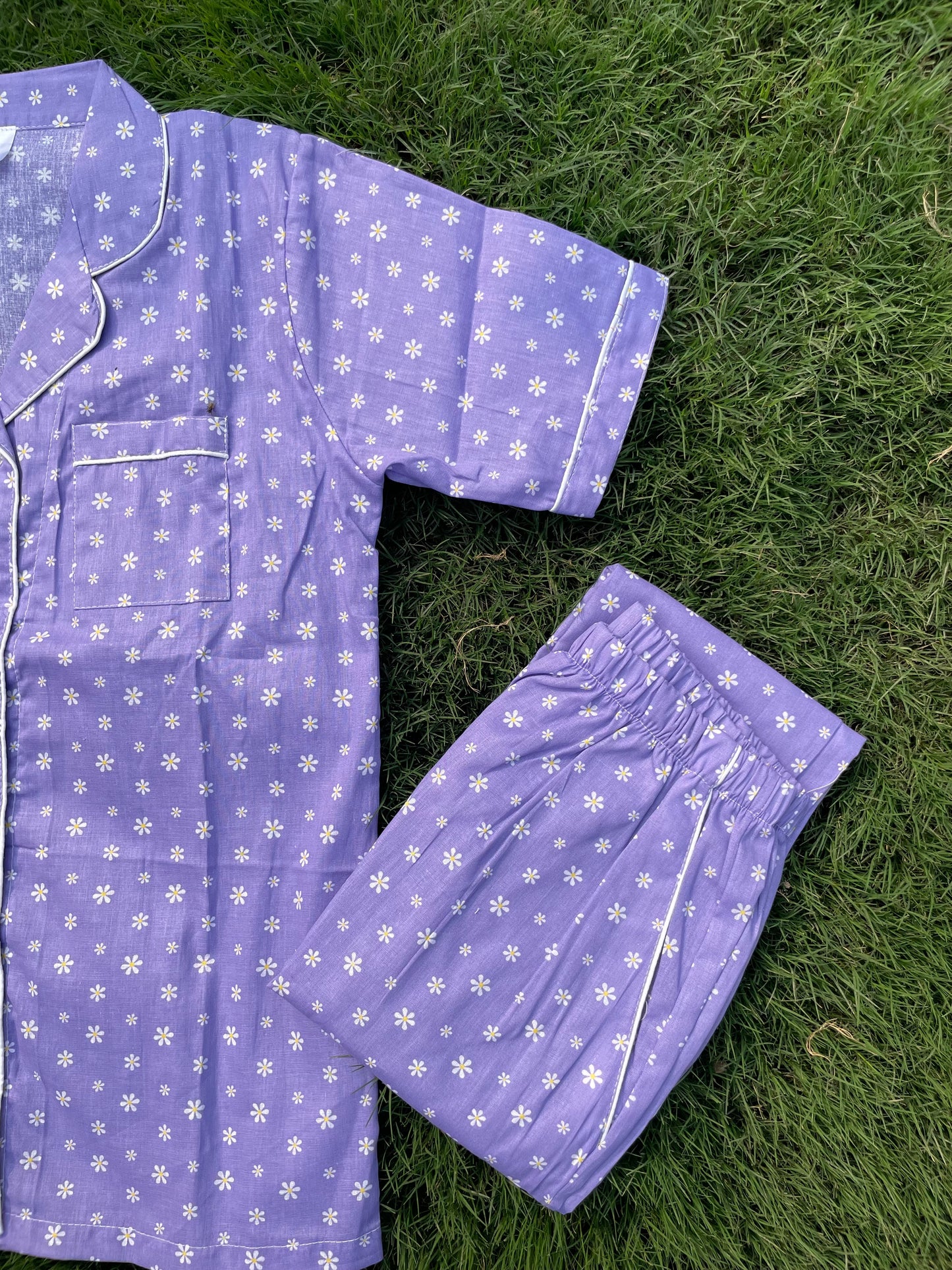 Half Sleeves Purple Flauer - HPJ15