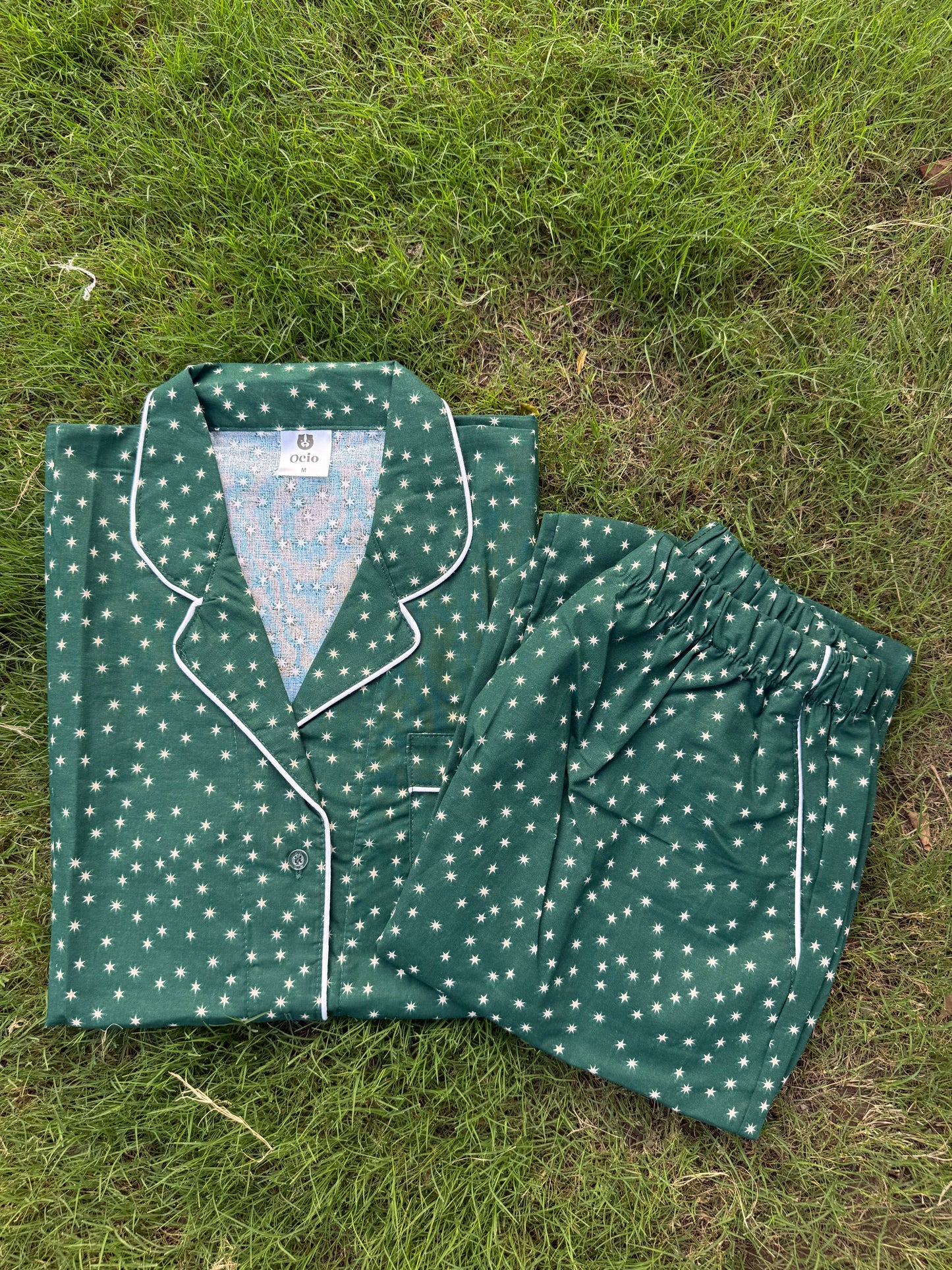 Half Sleeves Green Starry - HPJ130