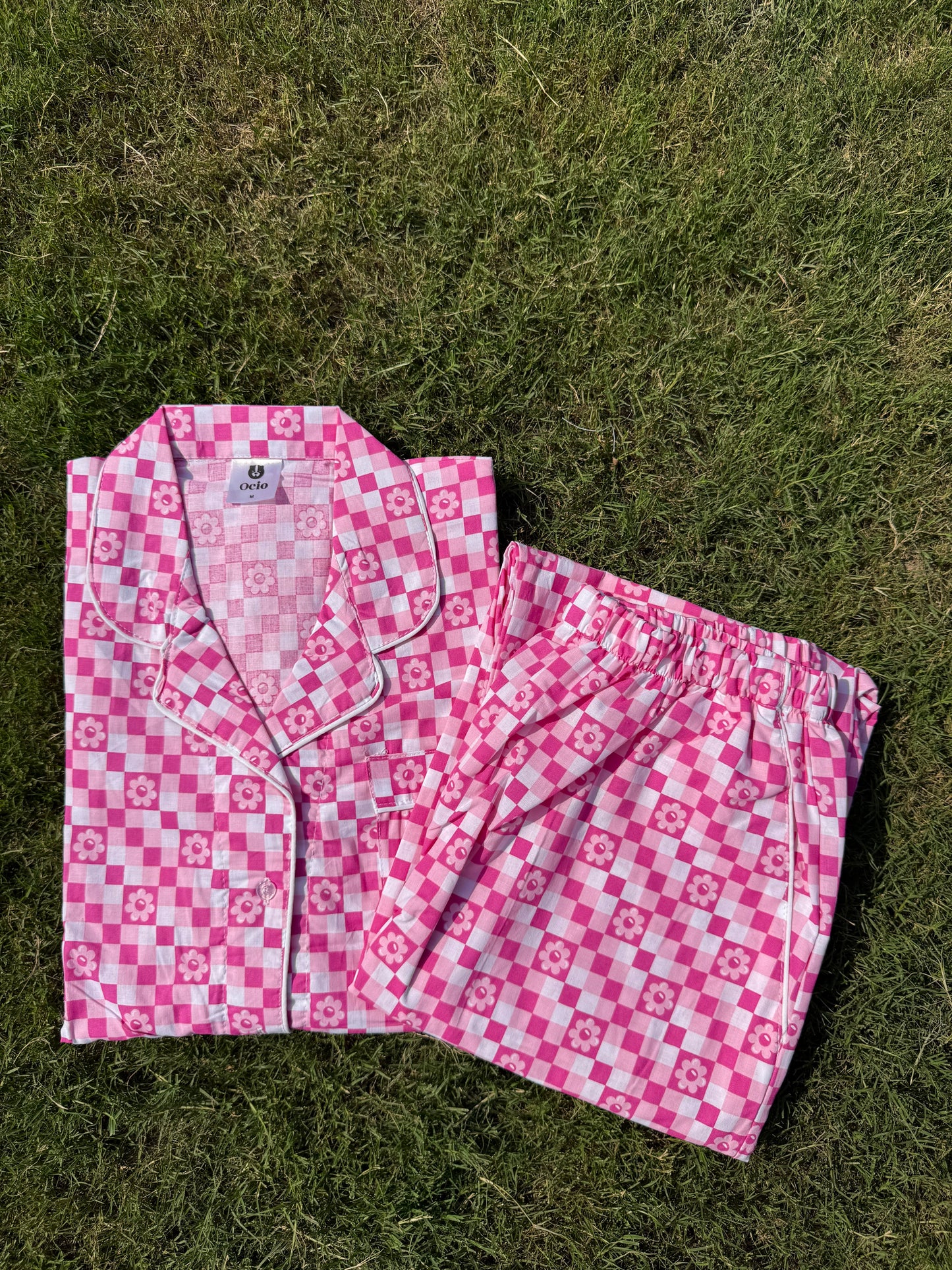 Pink Chequered - WPJ860