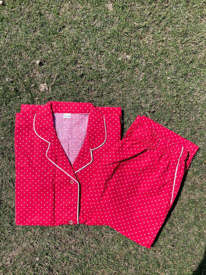 Red Polka Dots - WPJ895