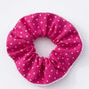 Pink Polka Scrunchie