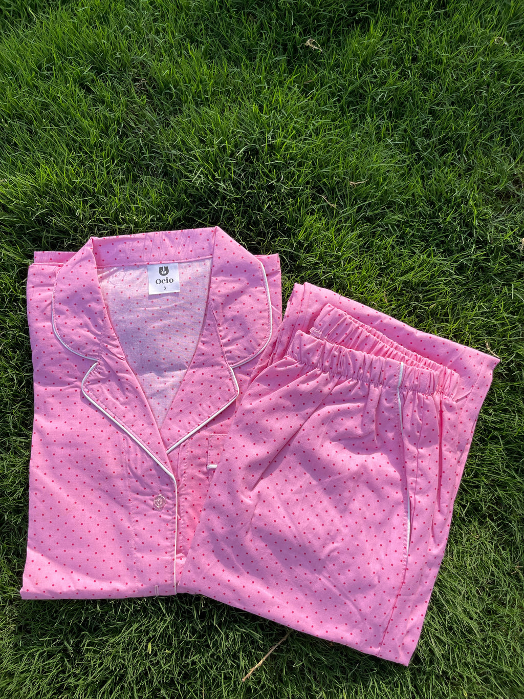 Light Pink Polka - WPJ350