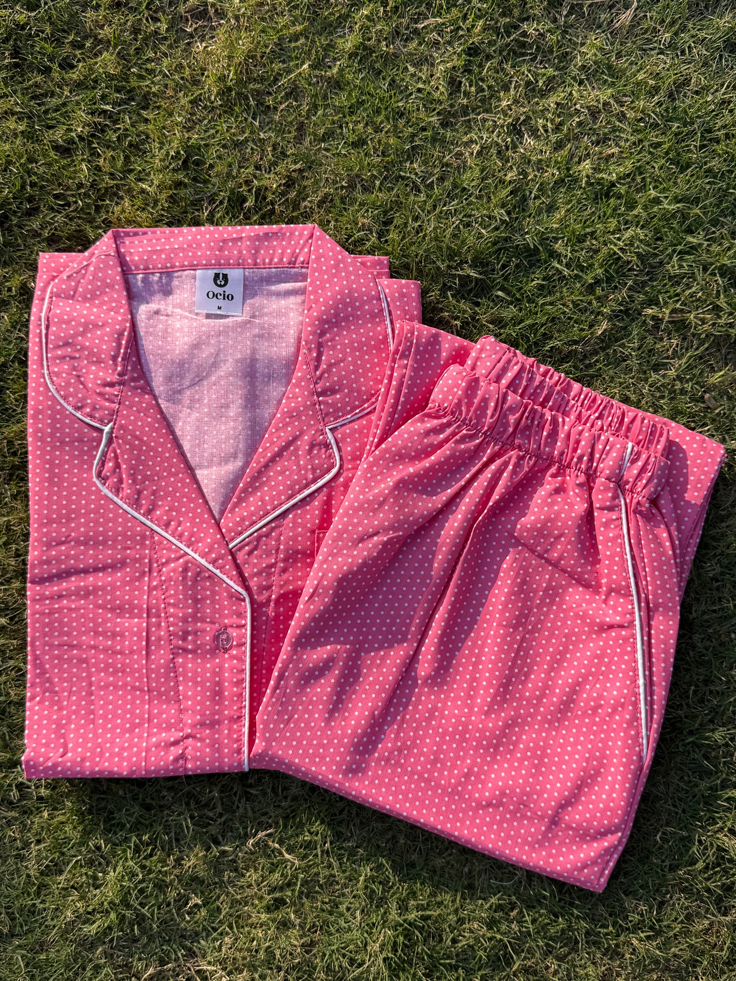 Baby Pink Polka - WPJ935