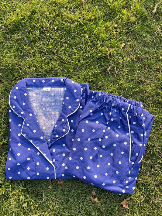 Big Blue Polka Dots - SK230