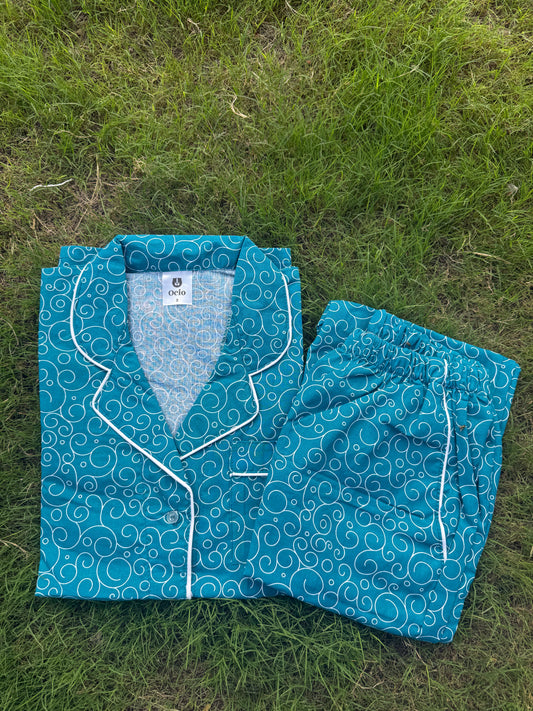 Teal Scroll - WPJ740
