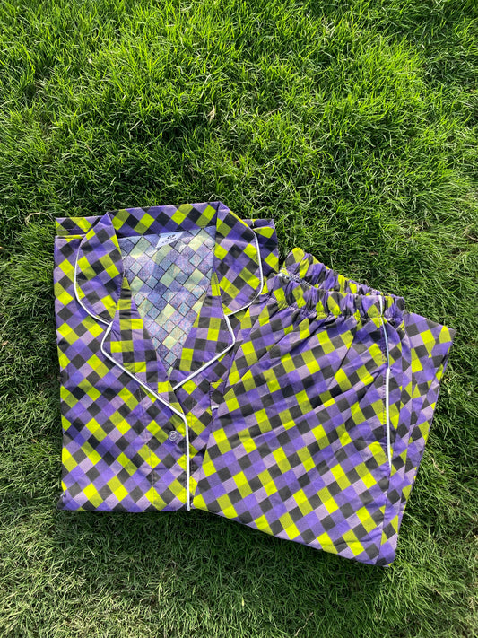 Purple Chequered - WPJ325