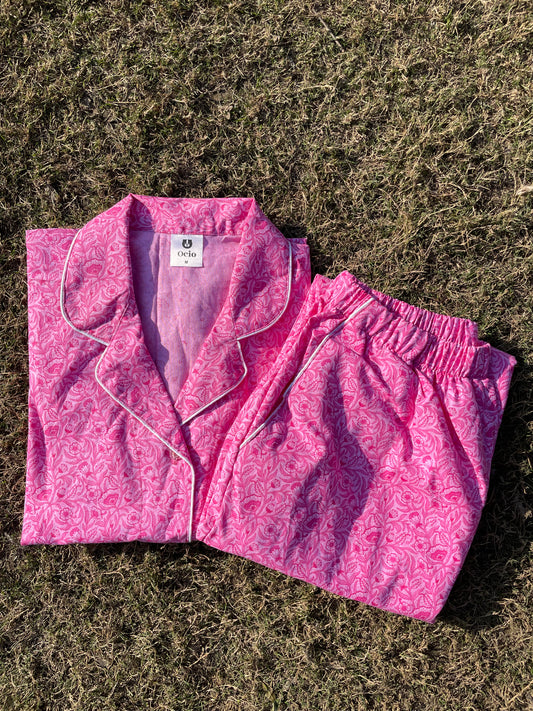 Half Sleeves Pink Blossom - HPJ110