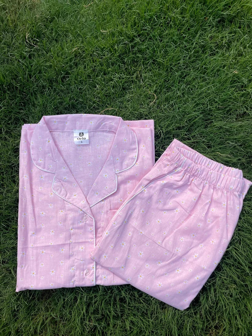 Pink Rose Maternity PJ - MT70
