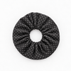 Polka Dot Black Scrunchie