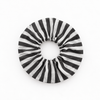 Black Stripes Scrunchie