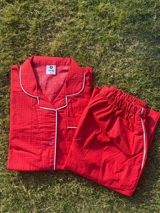 Red Chequered - WPJ975