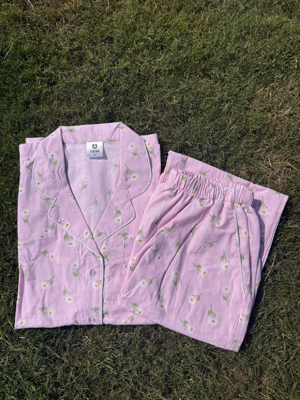 Light Pink Rose Maternity PJ - MT60