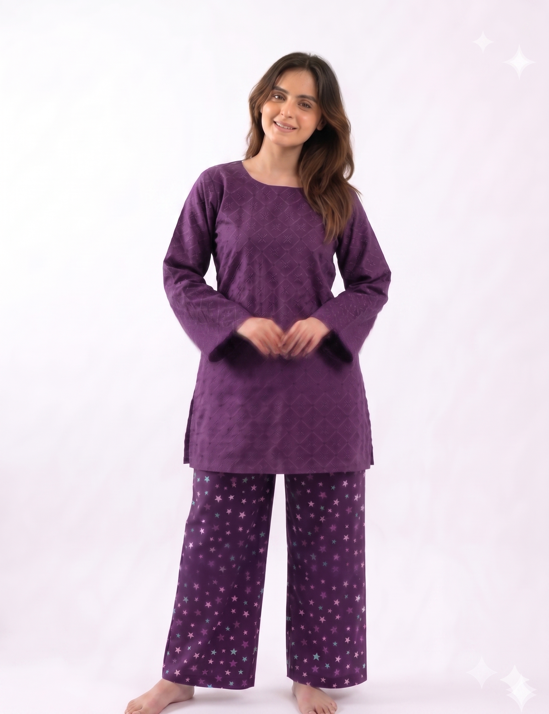 Purple Embroided - CW85