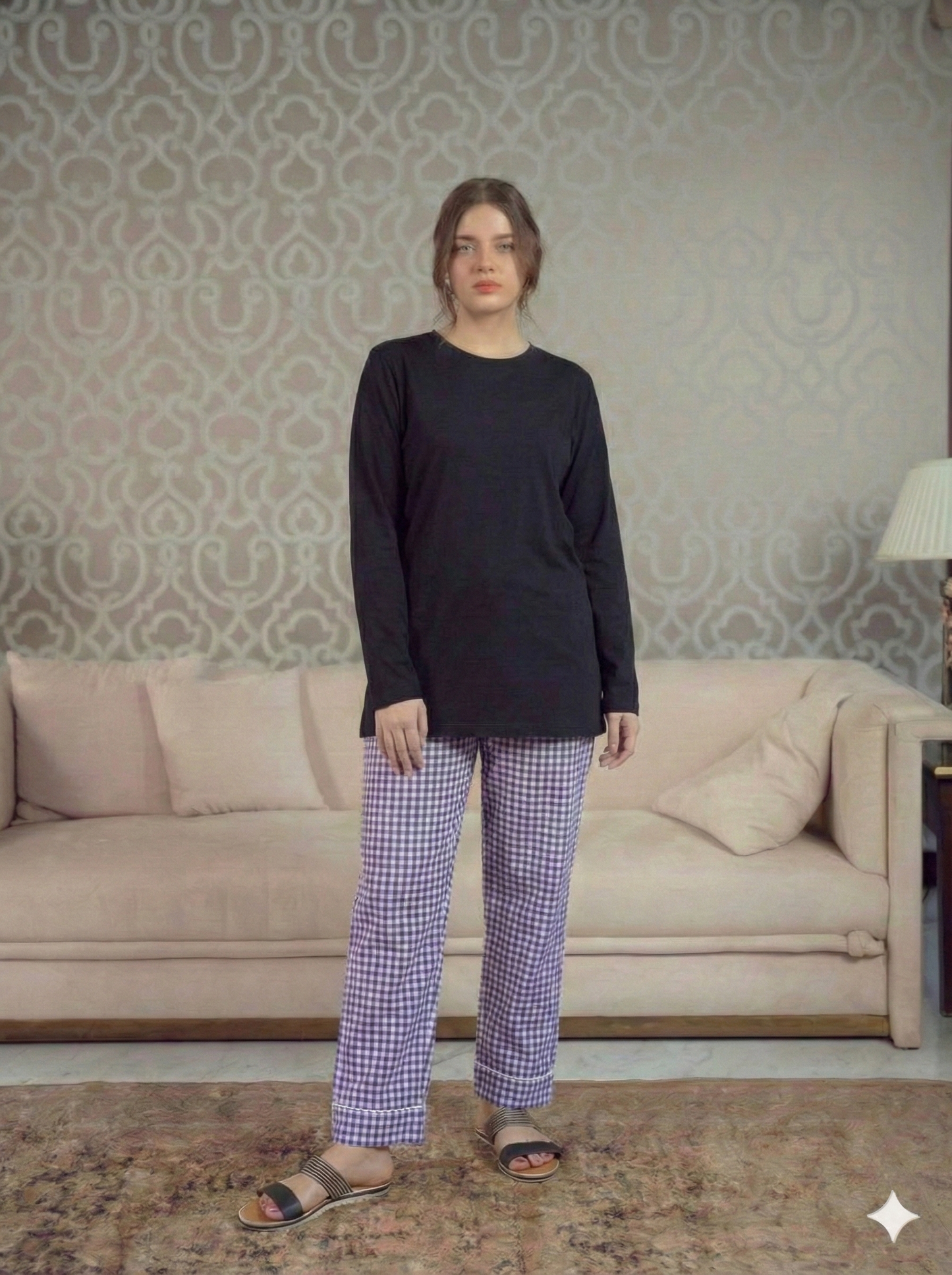 Violet Chequered - T9