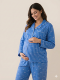 Blue Bows Maternity PJ - MT65
