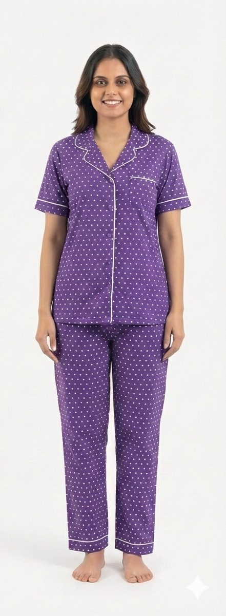 Half Sleeves Polka Dots CPN-160