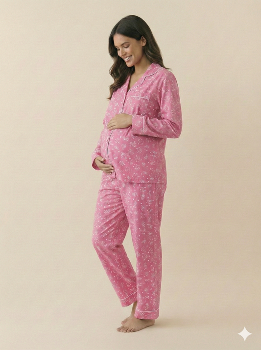 Pink Frost Maternity PJ - MT55