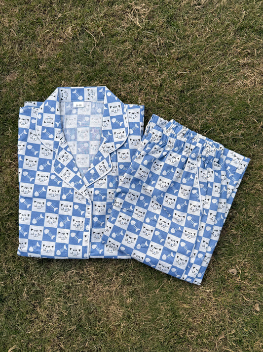 Blue Checks  - SK590