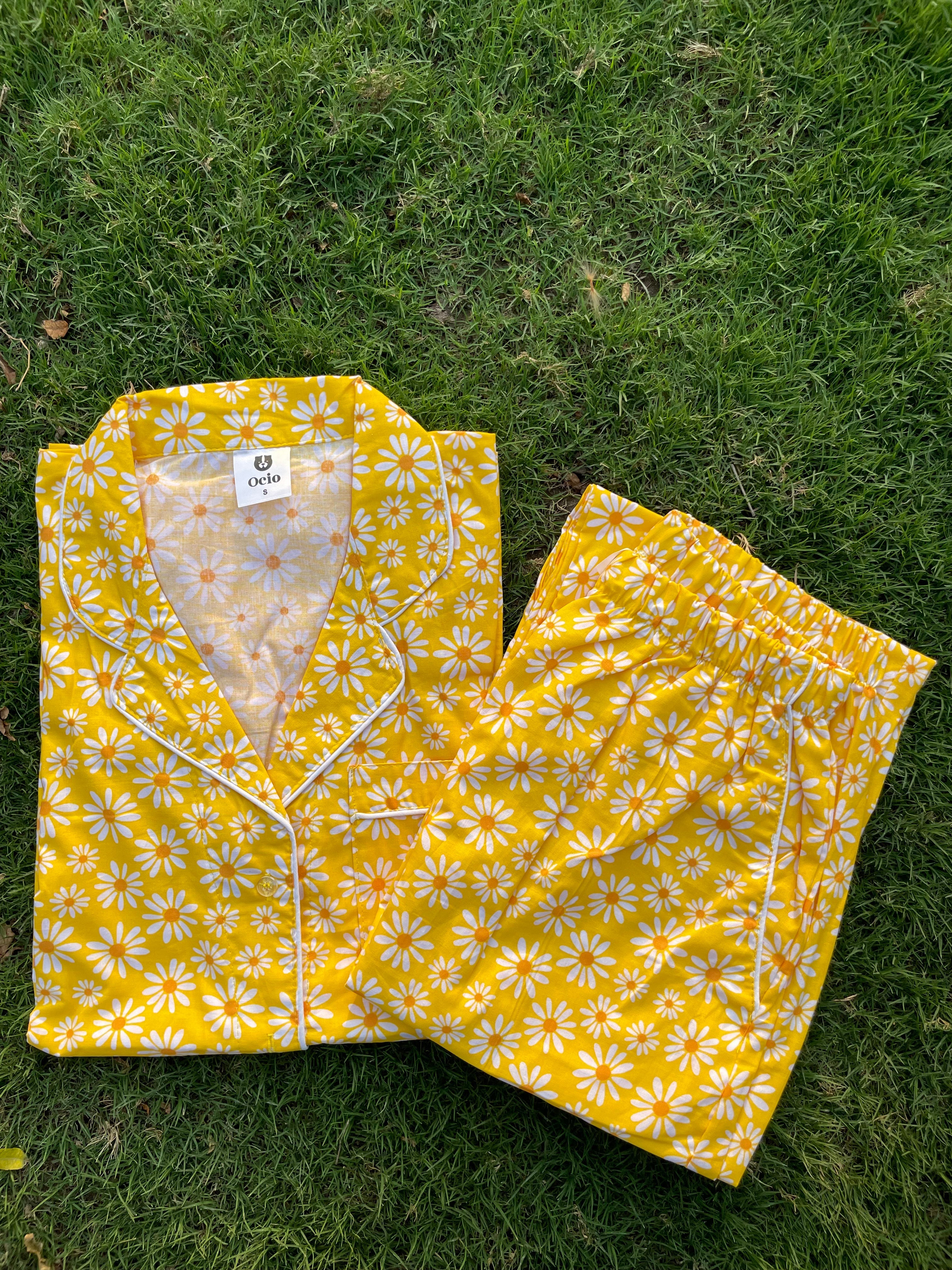 Half Sleeves Yellow blossom - HPJ200