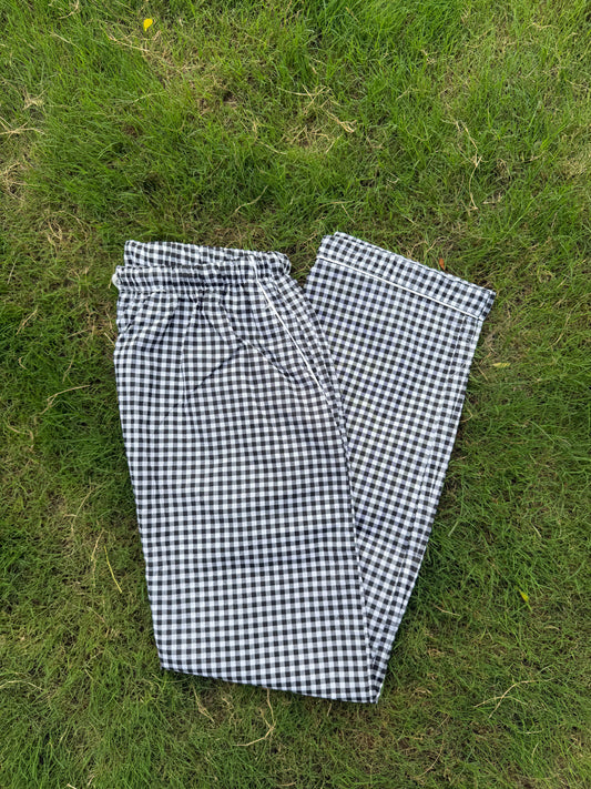 Charcoal Chequered - T10