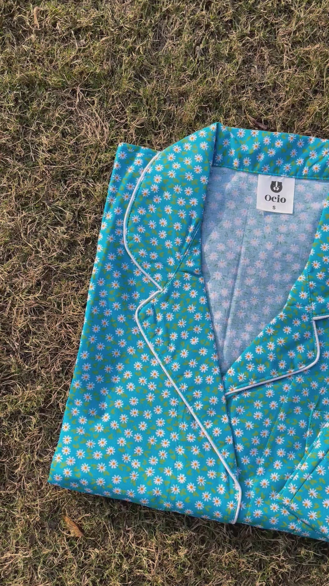 Half Sleeves Daisy Blue - HPJ250