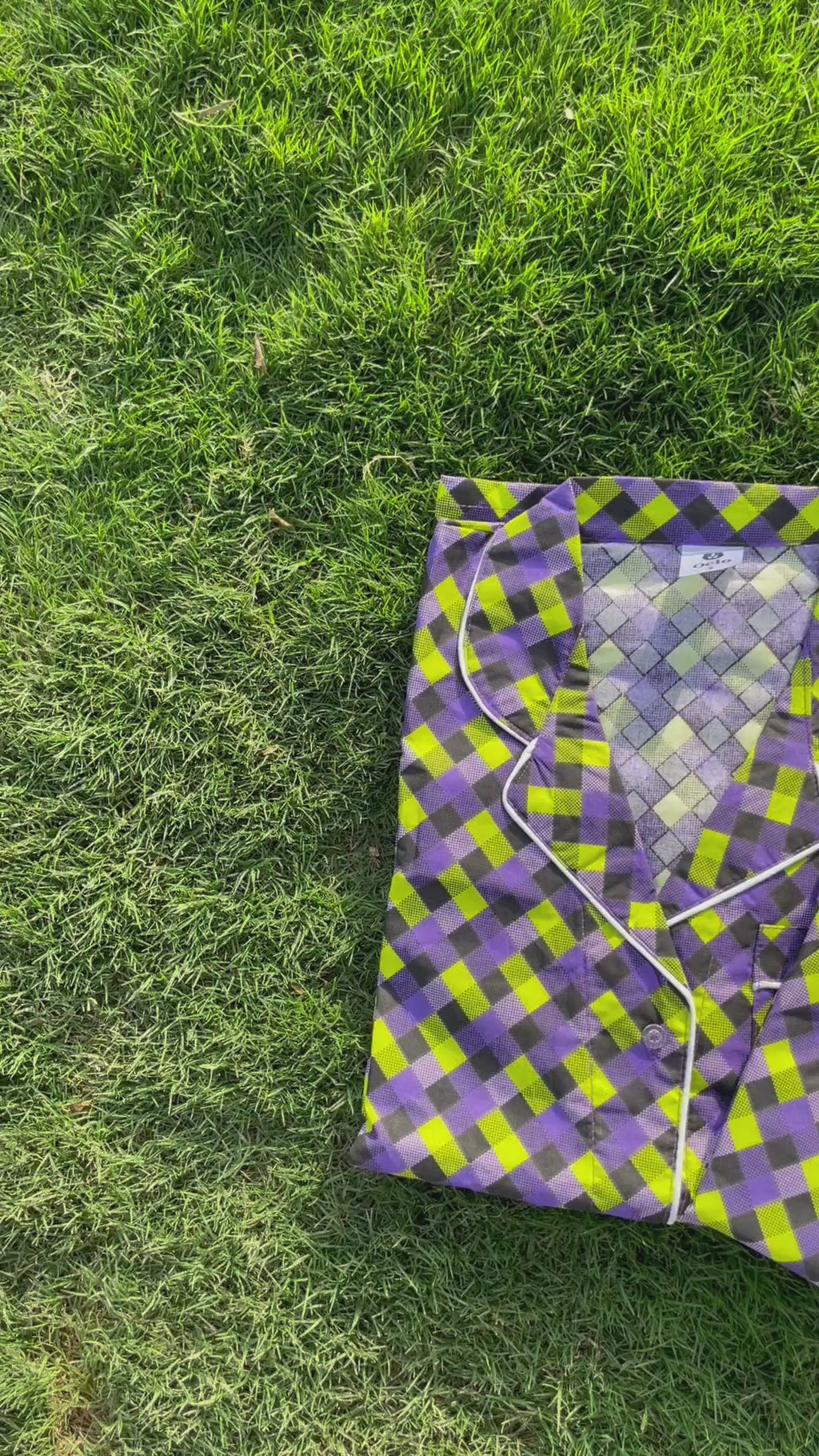Purple Chequered - WPJ325