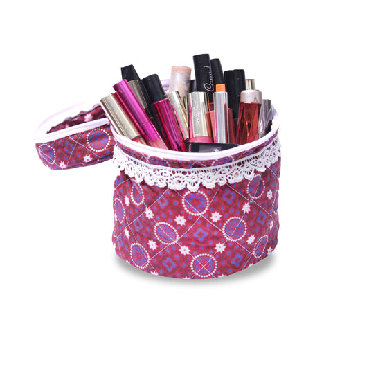 RED AJRAK MAKEUP BAG-MB5