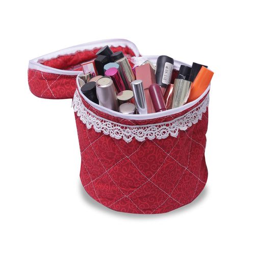 CARIMINE RED MAKE UP BAG-MB3