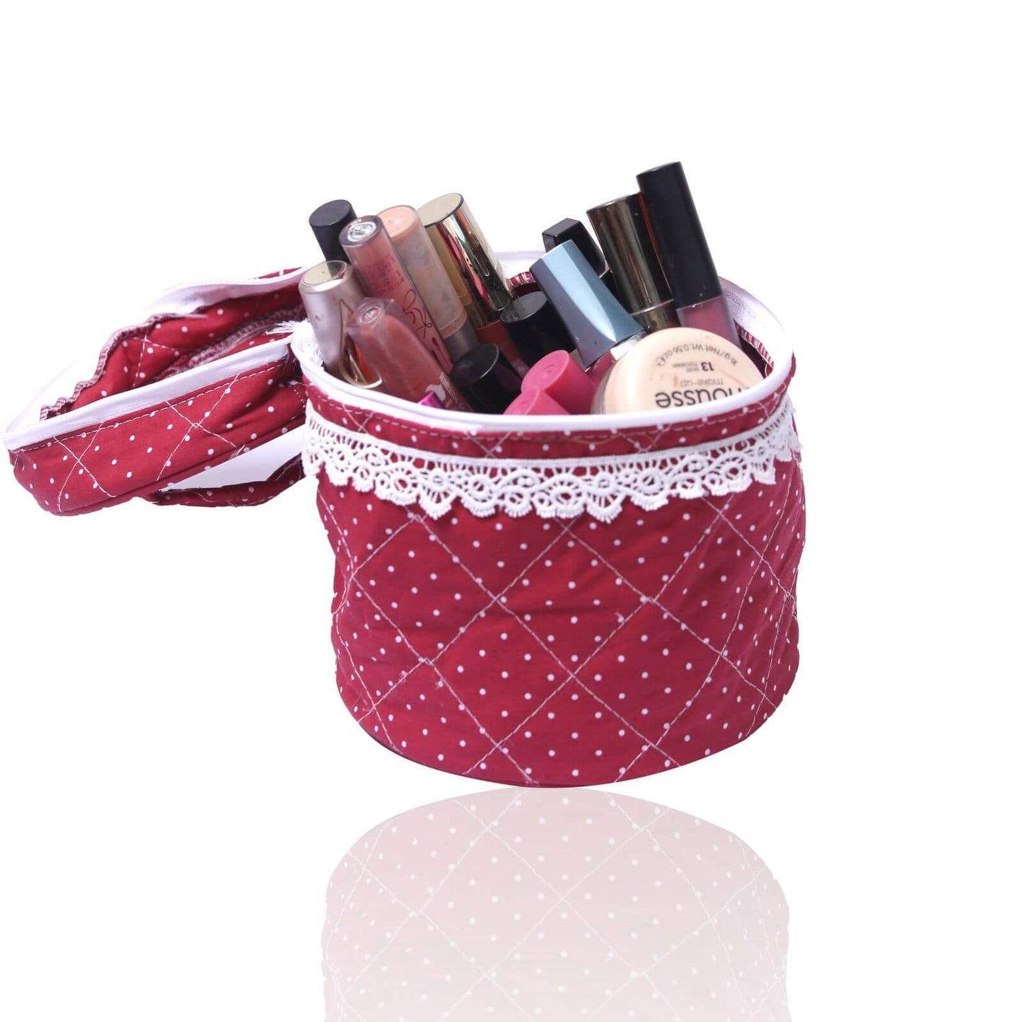 CLARET RED MAKEUP BAG-MB8